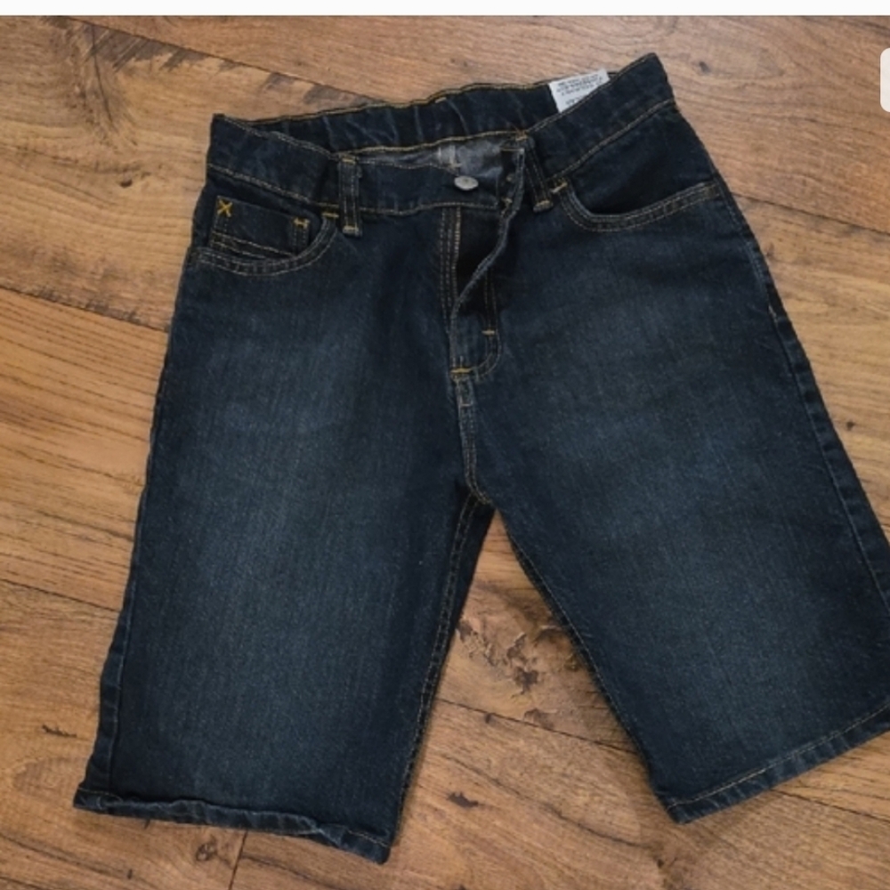 Wrangler Kids Dark Blue Denim Shorts